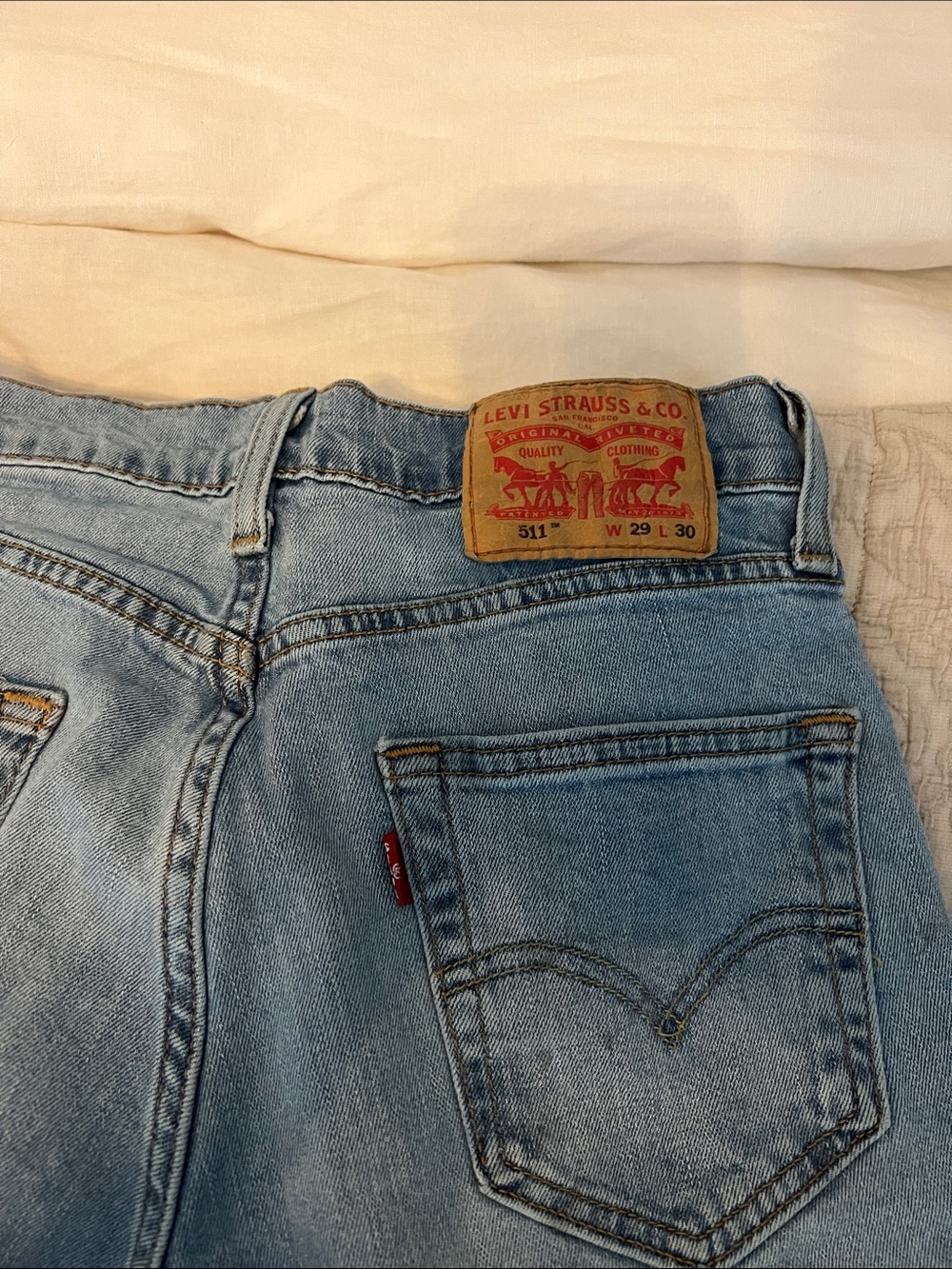 Levi's 511 Light Blue Men's Slim Straight Jeans